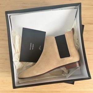 NIB J Crew Tan Suede Chelsea Boot | 9
